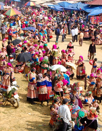 Bac Ha Sunday market in Lao Cai province  - ảnh 1